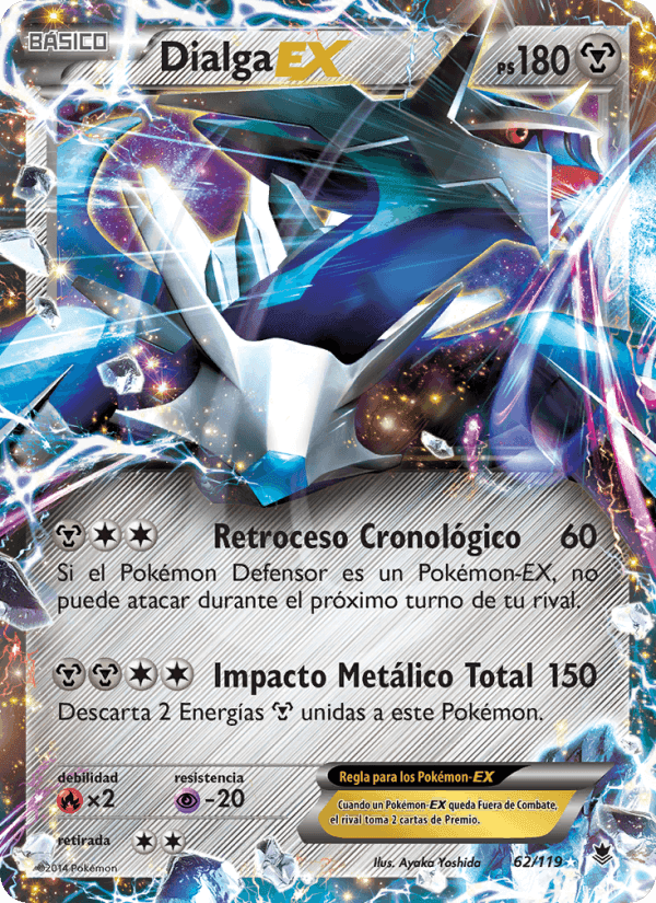 Dialga EX, carta 62 de Fuerzas Fantasmales