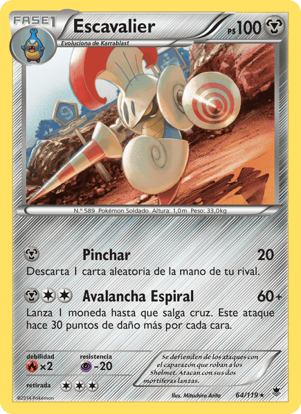Escavalier, carta 64 di Fuerzas Fantasmales