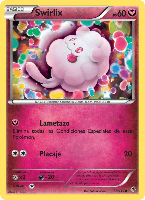 Swirlix, card 68 from Fuerzas Fantasmales