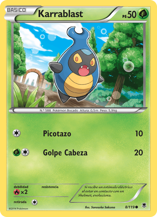 Karrablast, carta 8 de Fuerzas Fantasmales