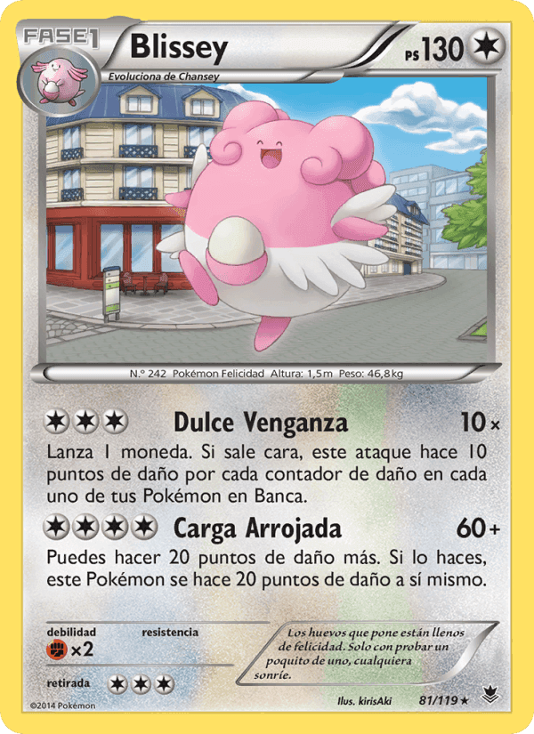 Blissey, carta 81 de Fuerzas Fantasmales