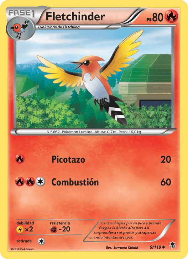 Fletchinder, carte 9 de Fuerzas Fantasmales