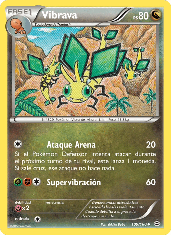 Vibrava, card 109 from Duelos Primigenios