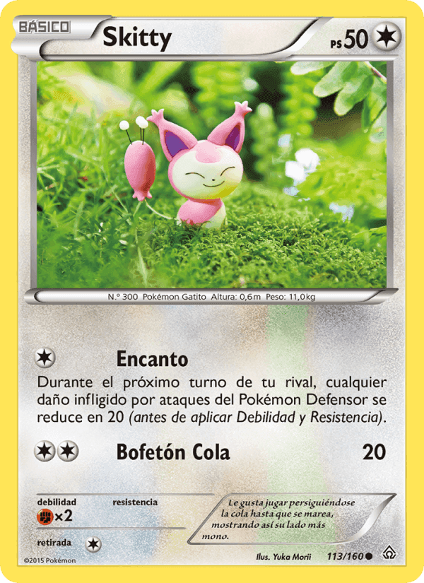 Skitty, carta 113 de Duelos Primigenios