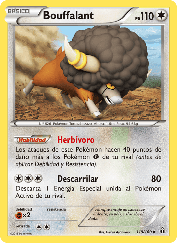 Bouffalant, carta 119 de Duelos Primigenios