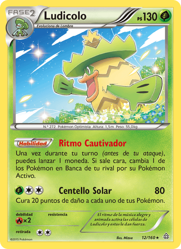 Ludicolo, carta 12 de Duelos Primigenios