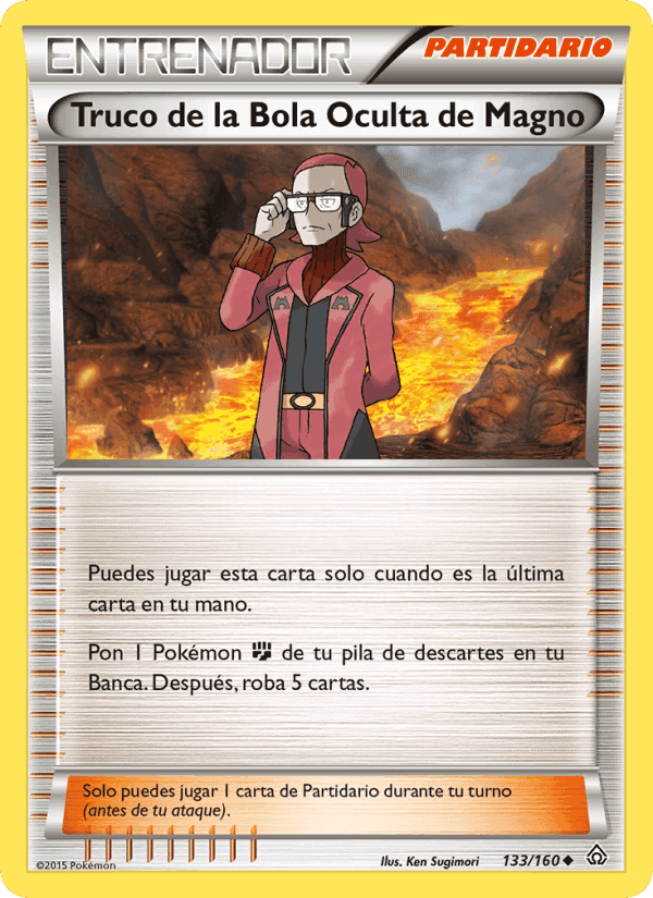 Truco de la Bola Oculta de Magno, carta 133 de Duelos Primigenios