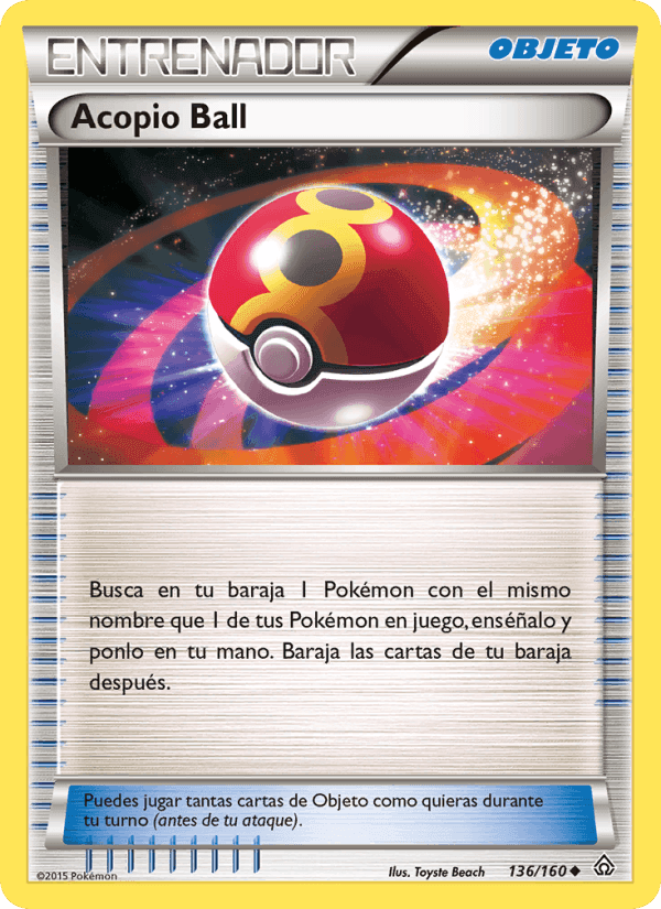 Acopio Ball, card 136 from Duelos Primigenios