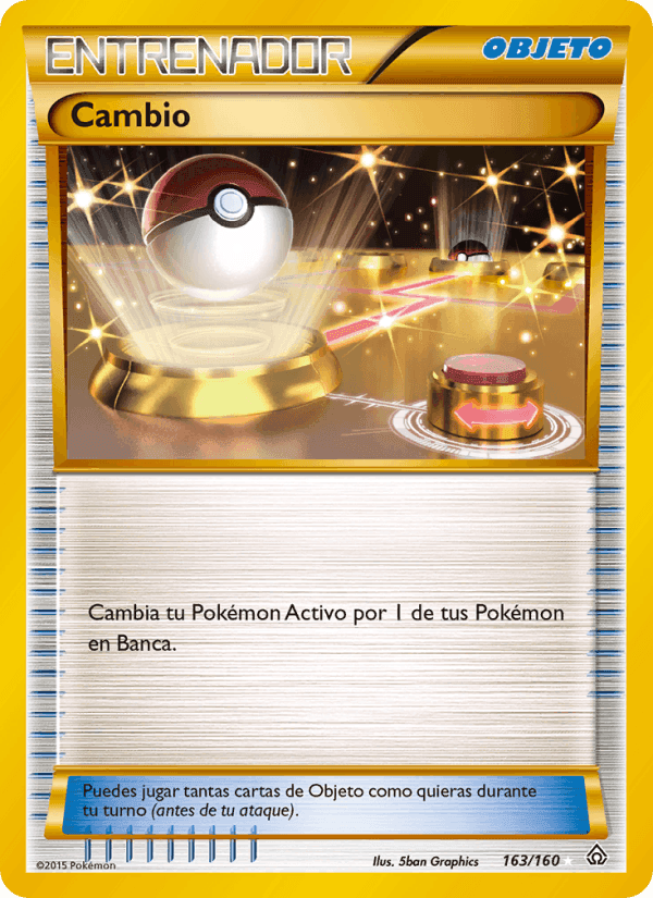 Cambio, card 163 from Duelos Primigenios