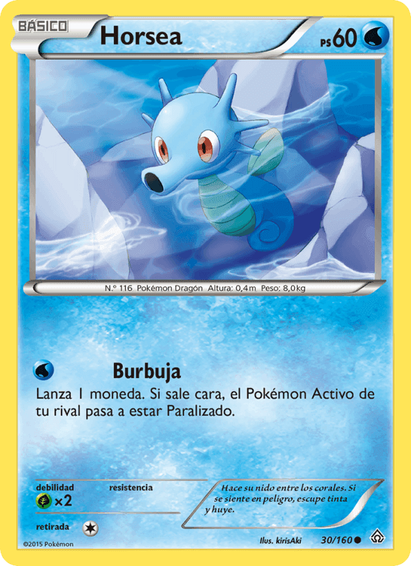 Horsea, carta 30 de Duelos Primigenios
