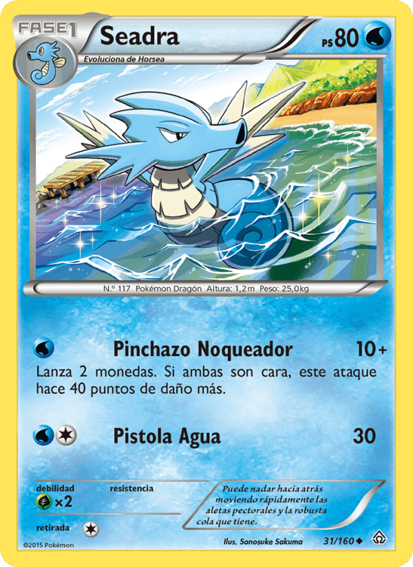 Seadra, carta 31 de Duelos Primigenios