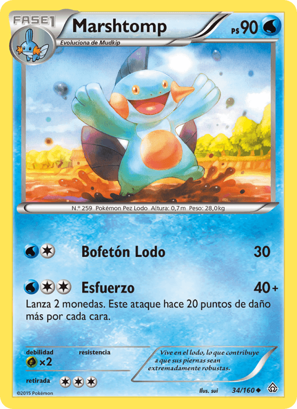 Marshtomp, carta 34 de Duelos Primigenios