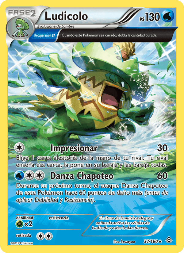 Ludicolo, carta 37 de Duelos Primigenios