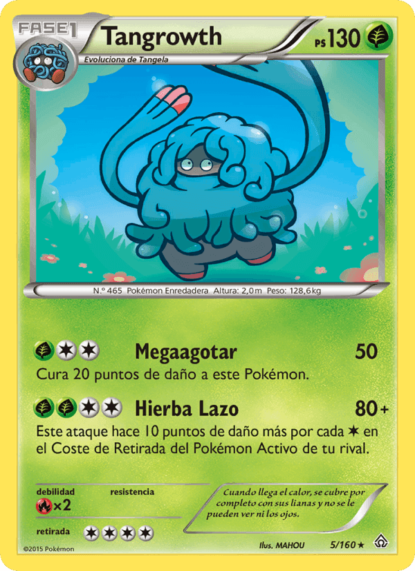 Tangrowth, carta 5 de Duelos Primigenios