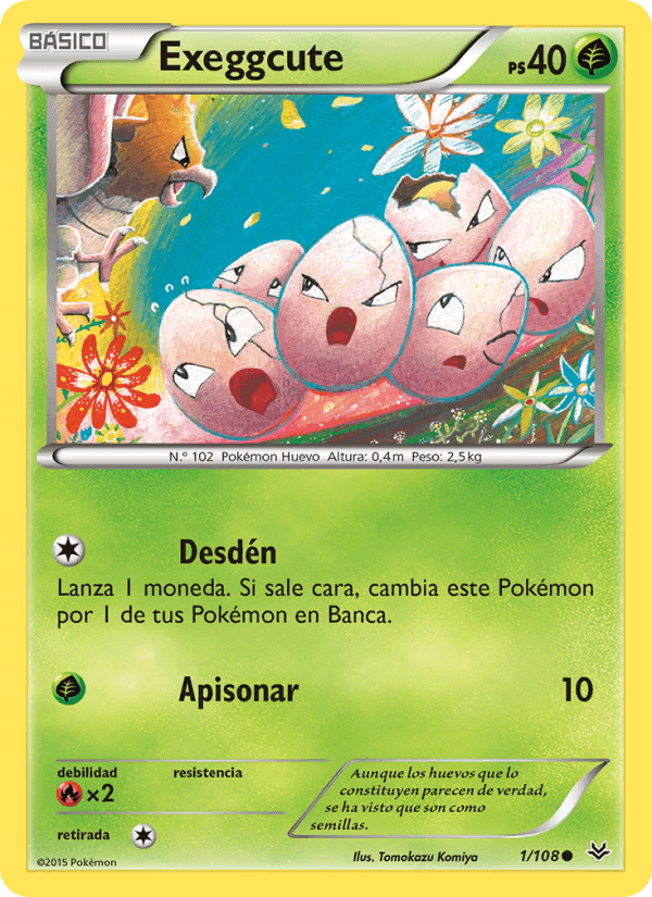 Exeggcute, carta 1 di Cielos Rugientes