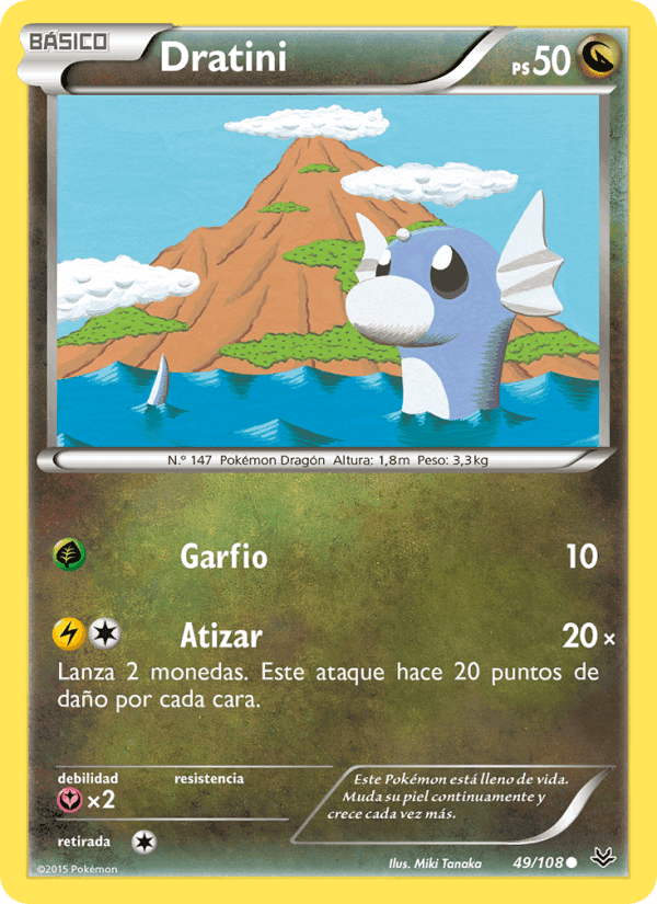 Dratini, carta 49 di Cielos Rugientes