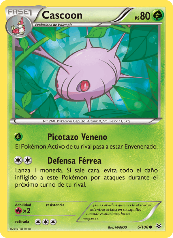 Cascoon, carta 6 de Cielos Rugientes