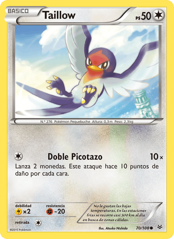 Taillow, carta 70 de Cielos Rugientes