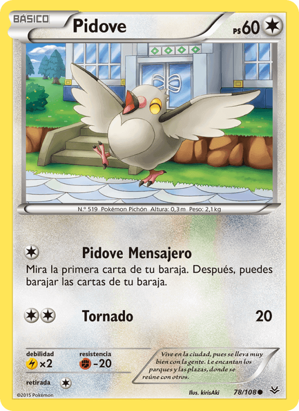Pidove, carta 78 de Cielos Rugientes