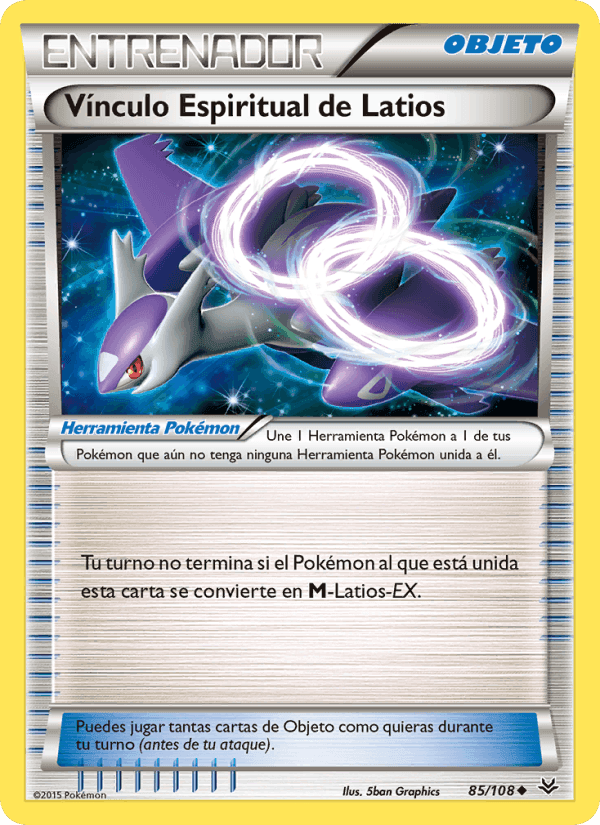 Vínculo Espiritual de Latios, card 85 from Cielos Rugientes