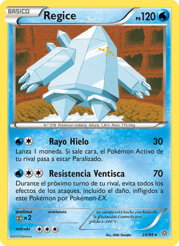 Regice, carta 24 de Antiguos Orígenes