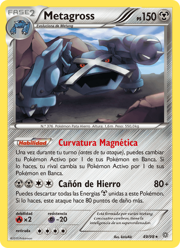 Metagross, carta 49 de Antiguos Orígenes