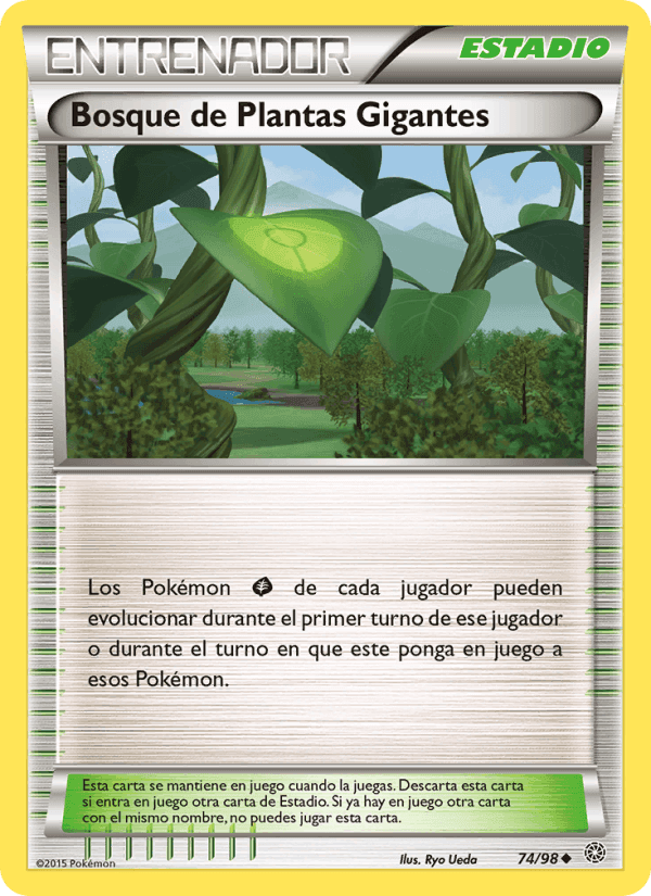 Bosque de Plantas Gigantes, card 74 from Antiguos Orígenes
