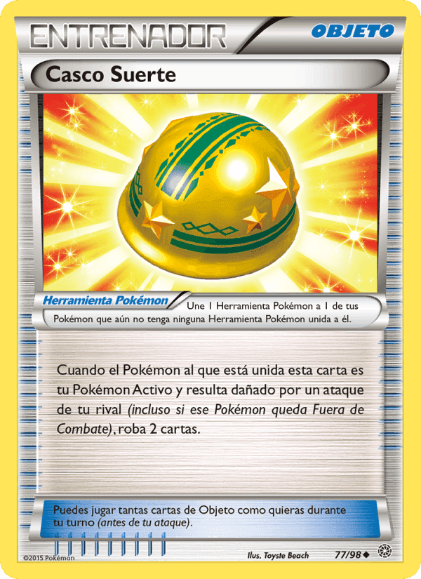 Casco Suerte, carta 77 de Antiguos Orígenes