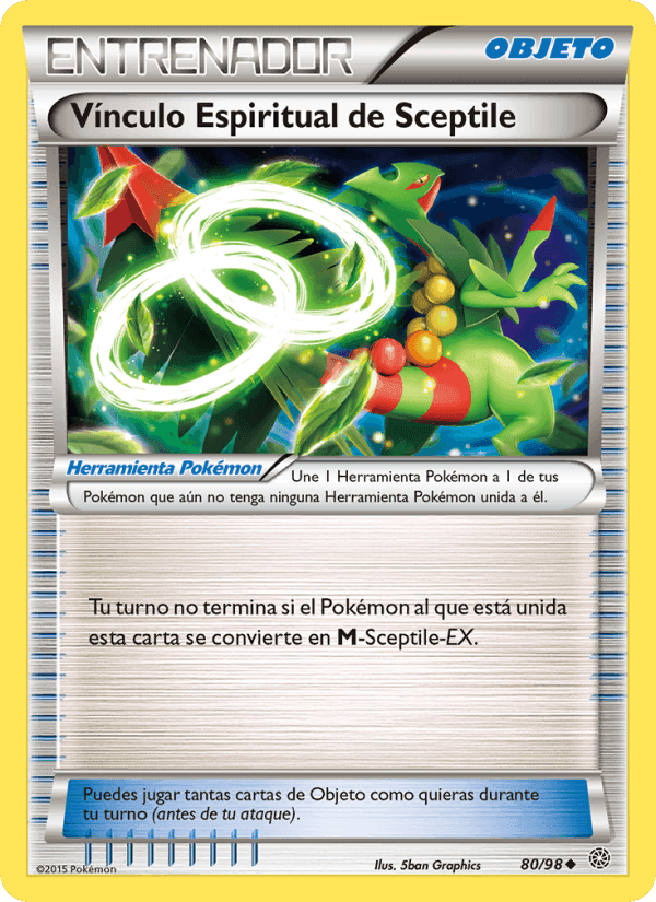 Vínculo Espiritual de Sceptile, carta 80 de Antiguos Orígenes