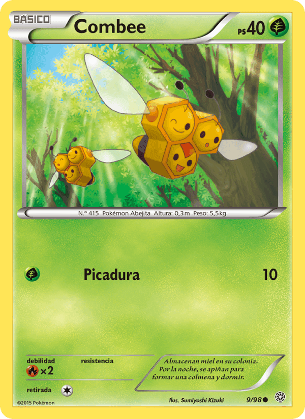 Combee, carta 9 de Antiguos Orígenes