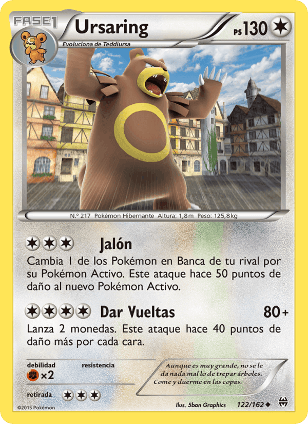 Ursaring, carta 122 de Turbo Impulso