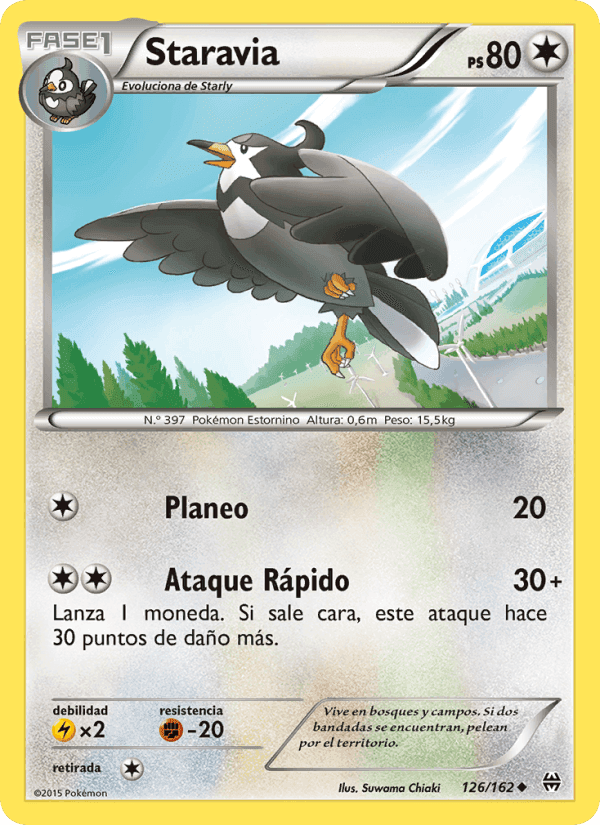 Staravia, carta 126 de Turbo Impulso