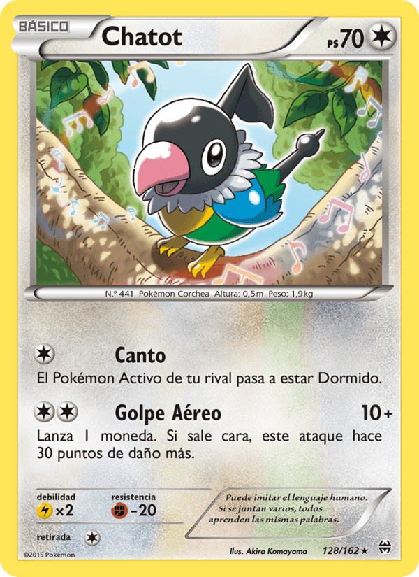 Chatot, carta 128 de Turbo Impulso