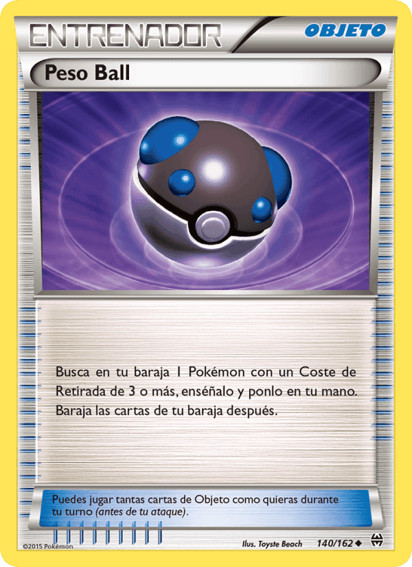 Peso Ball, card 140 from Turbo Impulso