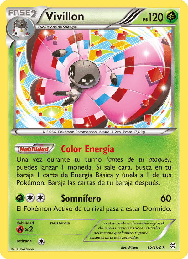 Vivillon, carta 15 de Turbo Impulso