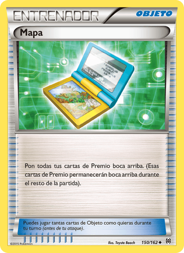 Mapa, carta 150 de Turbo Impulso
