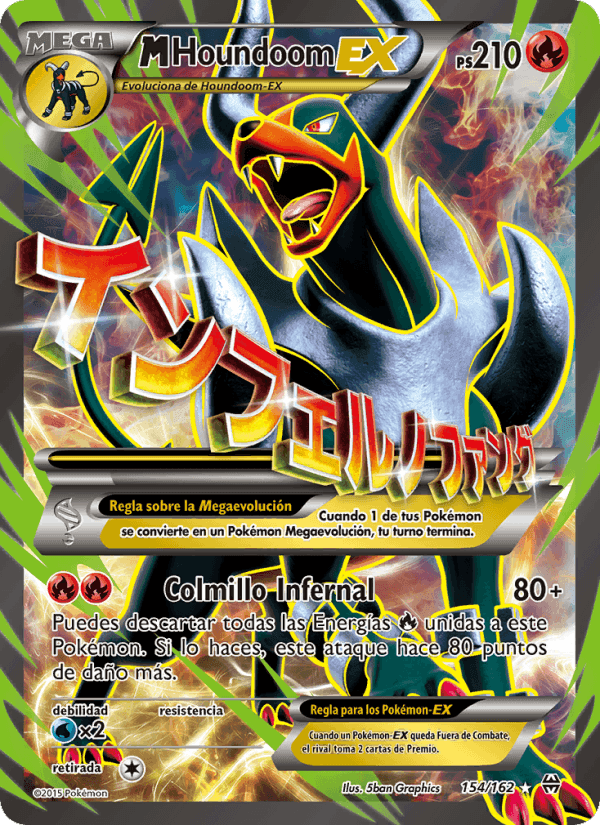 M-Houndoom EX, carta 154 de Turbo Impulso