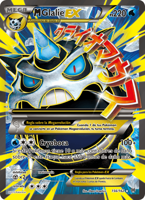M-Glalie EX, card 156 from Turbo Impulso