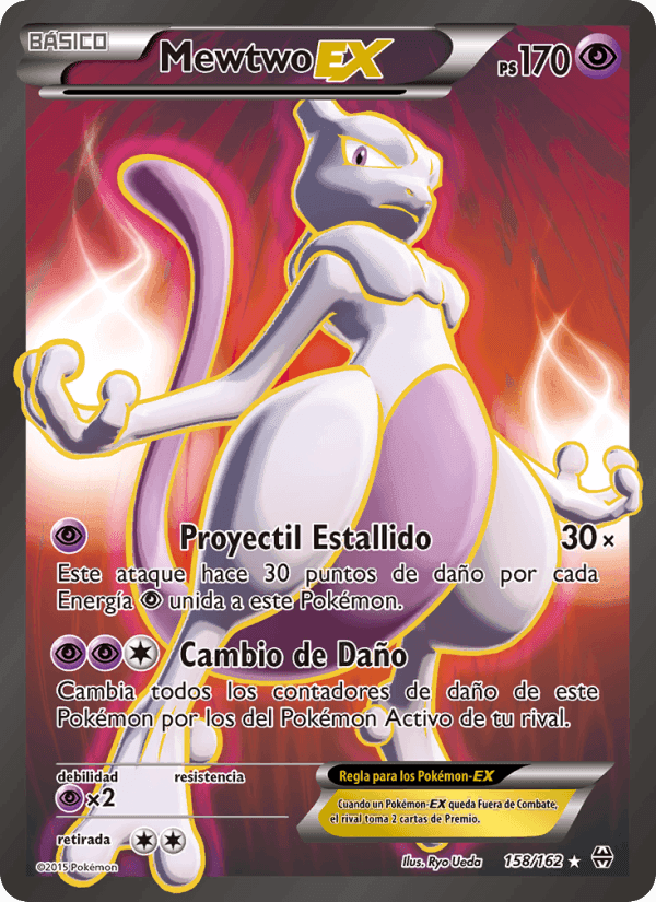 Mewtwo EX, carta 158 di Turbo Impulso