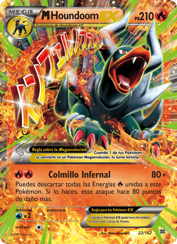 M-Houndoom EX, carta 22 de Turbo Impulso