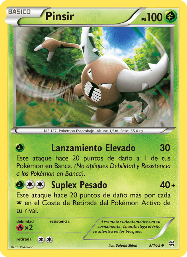 Pinsir, card 3 from Turbo Impulso