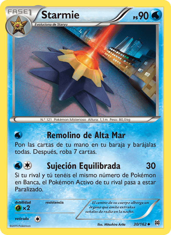 Starmie, carta 30 de Turbo Impulso