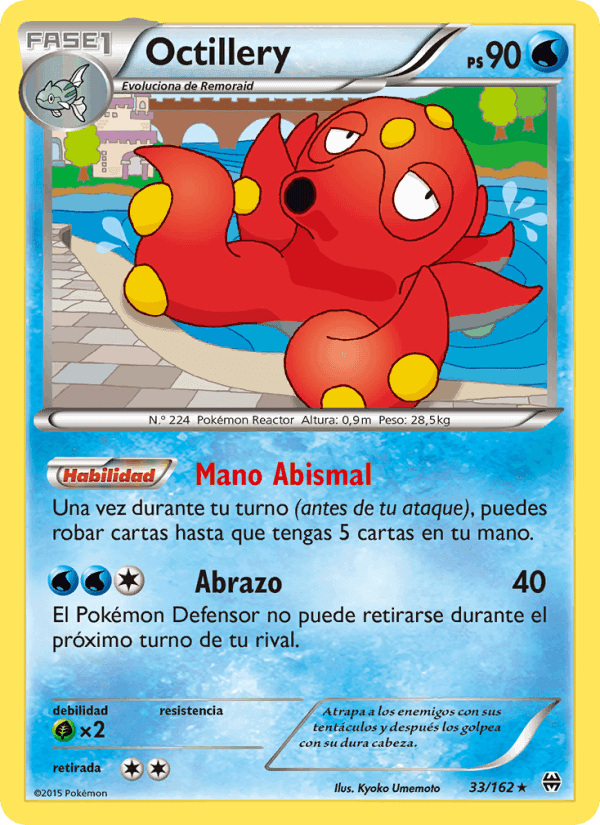Octillery, carta 33 de Turbo Impulso