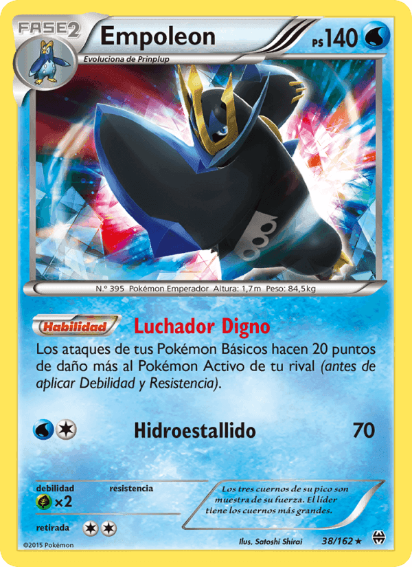 Empoleon, carta 38 de Turbo Impulso