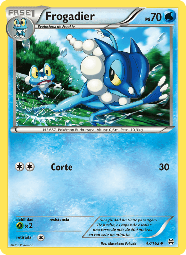 Frogadier, carta 47 de Turbo Impulso