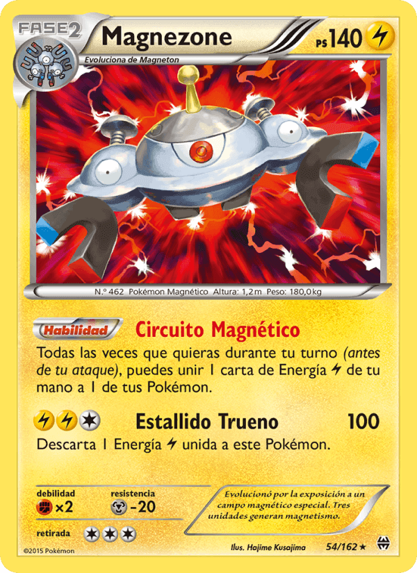 Magnezone, carta 54 de Turbo Impulso