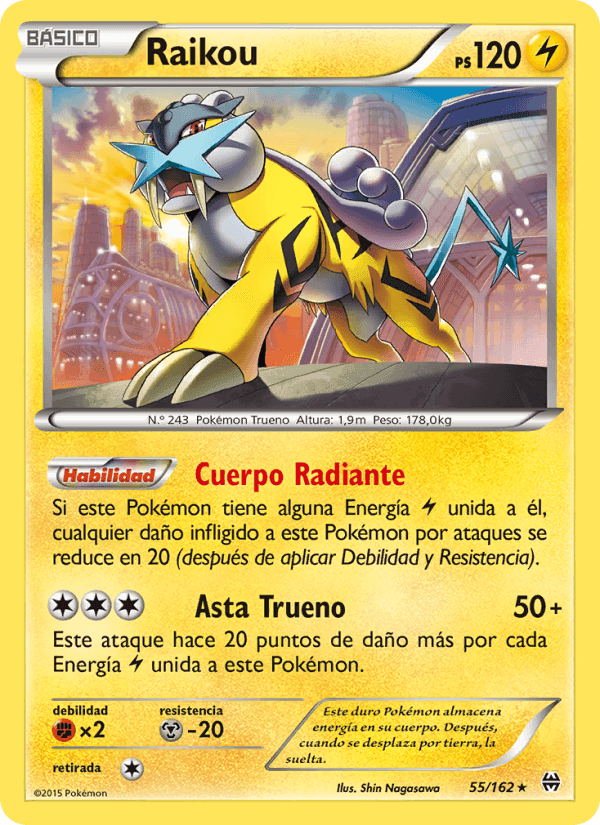Raikou, carta 55 de Turbo Impulso