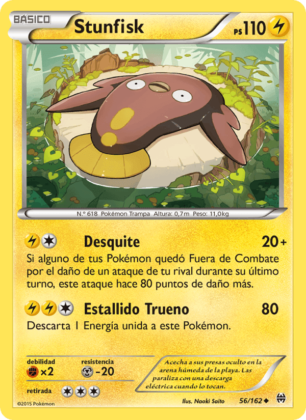 Stunfisk, carta 56 de Turbo Impulso