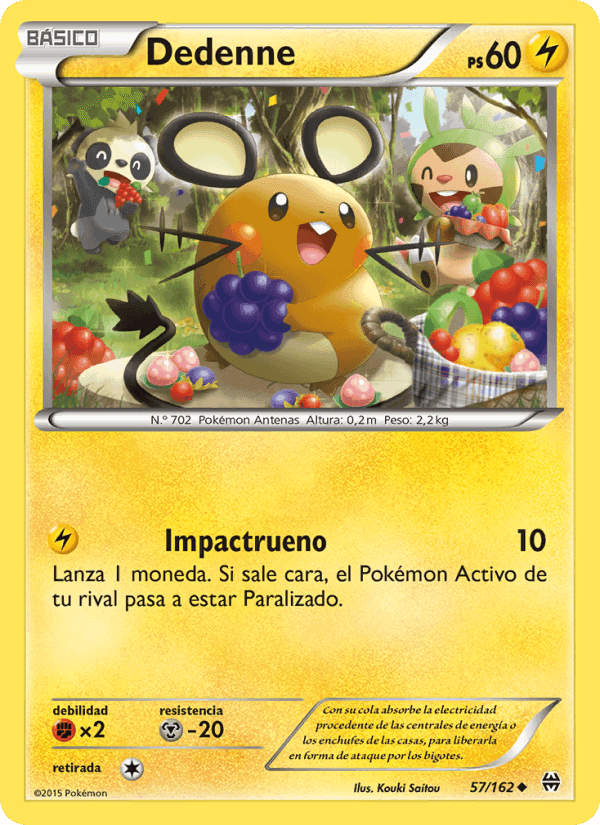 Dedenne, carta 57 de Turbo Impulso
