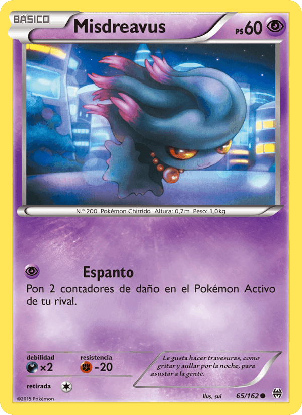 Misdreavus, carta 65 de Turbo Impulso